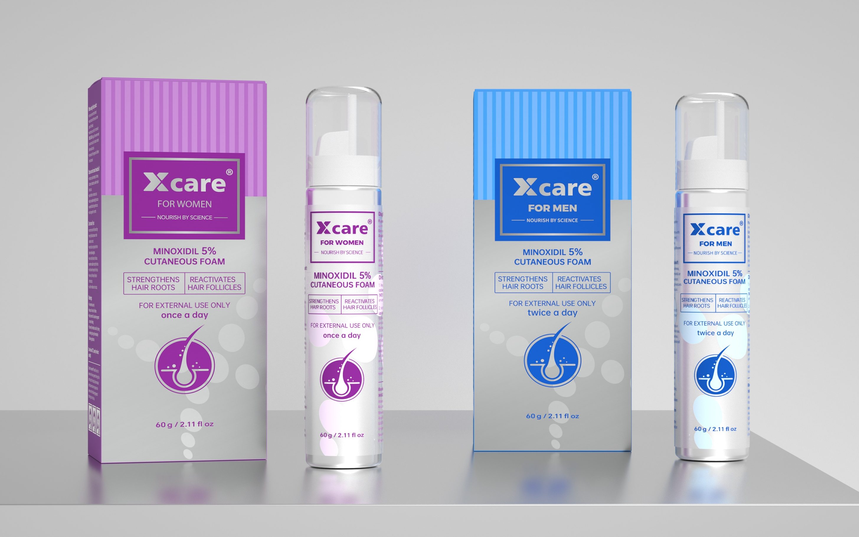 Xcare Minoxidil Foam